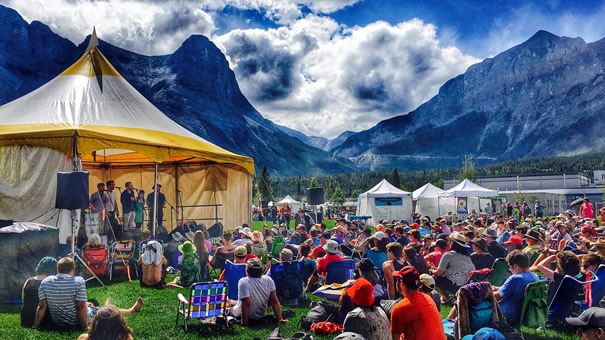 Young'uns at the Canmore Folk Festival